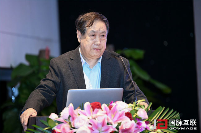 国家行政学院教授、国家信息化专家咨询委员会委员汪玉凯发表了题为《智慧社会与国家治理现代化》的主题演讲