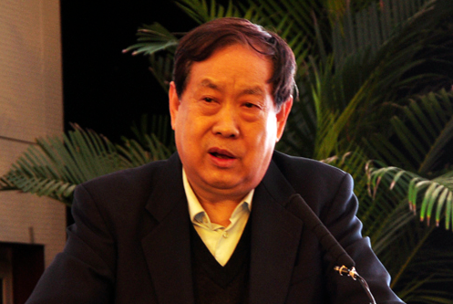 在2015中国智慧政府发展年会上，电子政务权威专家、国家行政学院教授汪玉凯发表主题演讲