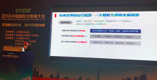 摩域体育平台集团董事长杨冰之出席2018国国际大数据大会